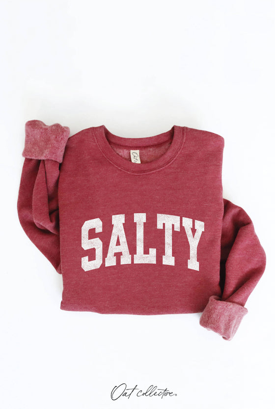 SALTY sweatshirt: TAN / XL