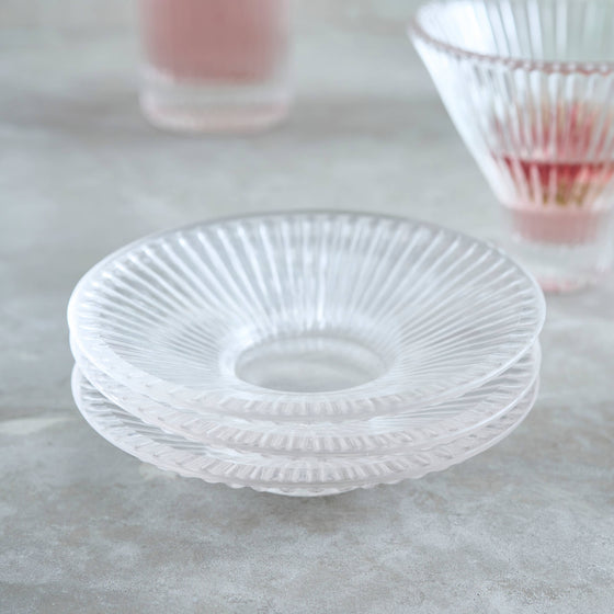 Pressed Glass Small Plate