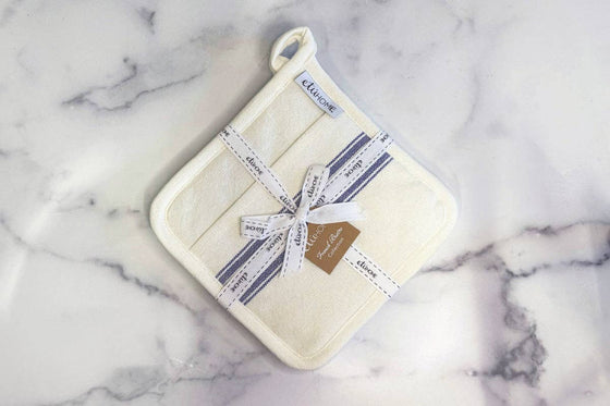 Blue Stripe Pot Holders