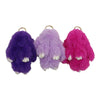 Cut Rabbit Pom Pom Key Chain KC0225-5! (6PC): BEIGE