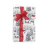 Christmas Premium Bulk Gift Wrap Paper: White Berries Kraft / 1 Pack / 24"x417'