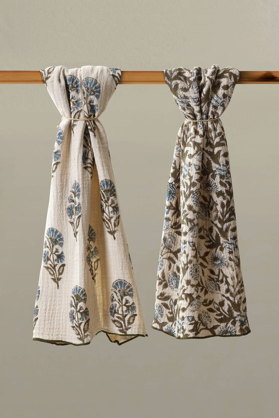 Gauze Juniper Tea Towel Set