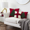 Red Bow Christmas Pillow Cover