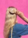 Hand-painted Seashell Handbag Hero Brush | Eco-Friendly