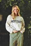 West Coast Sweatshirt: Athletic Heather / S