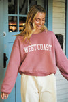 West Coast Sweatshirt: Athletic Heather / M