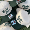 American Honey Vintage Trucker Hat, Fourth of July Hat : Red / Khaki