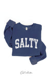 SALTY sweatshirt: TAN / XL