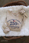 UNITED STATES OF AMERICA Cropped Thermal Vintage Pullover: DUSTY VANILLA / L