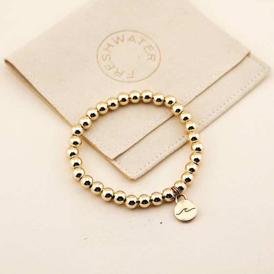 Gold Beaded Bracelet