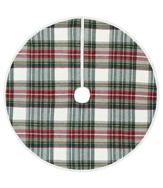 Plaid Christmas Tree Skirt