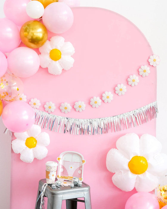 Disco Daisy Van Paper Plate
