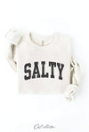 SALTY sweatshirt: TAN / XL