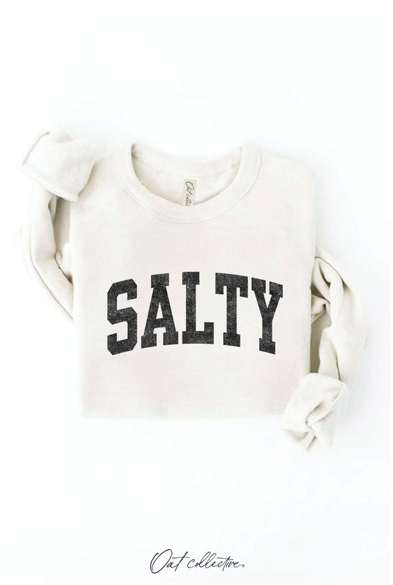 SALTY sweatshirt: TAN / XL