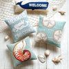 Welcome Whale Hook Pillow
