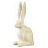 Large Ceramic Sitting Hare- Matte White