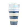 Hamptons Striped Paper Cups