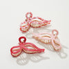 Sabrina Valentine | Large Ribbon Metal Bow Claw Clip : Assorted