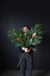 Magnolia Norfolk Cypress Mixed Real Touch Stems: Large Stem - 42"