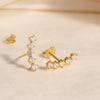 Gold Lucy Climber Studs