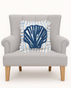 Coastal Shell Tufted Hook Pillow