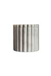 Marble Fluted Jar Canister