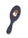 Hand-painted Americana Puppy Brush | Eco-Friendly: Amazing Hair Day