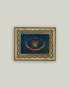 Flag of the 9th Regiment Framed Antique Art: 10x8