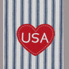 Americana Heart Kitchen Towel