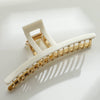 Ivory Gold Metal Assorted Claw Clips