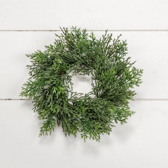 Cedar Faux Wreath