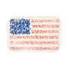 Floral Flag Plates