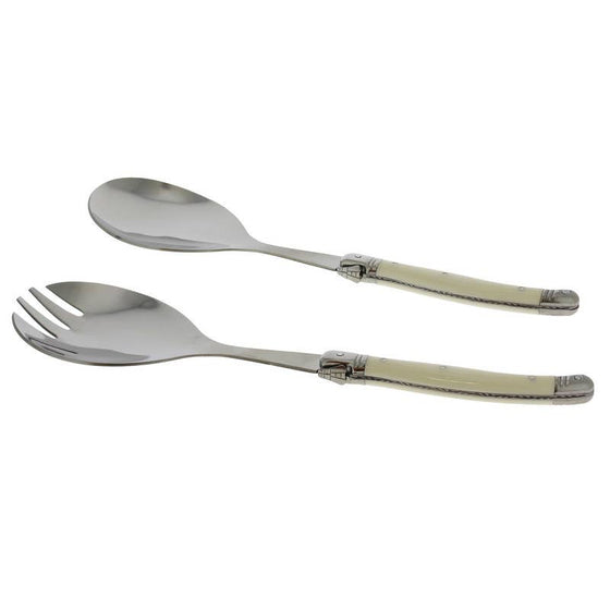 Laguiole Ivory Salad Servers Set