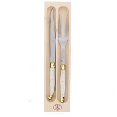Jean Dubost Ivory Carving Set