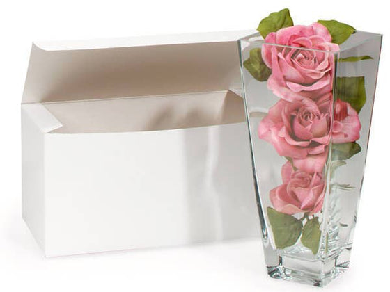 Recycled White Gift Boxes: White / 100 Pack / Assortment