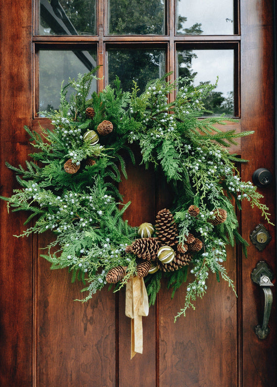 Afloral™ Real Touch Norfolk Pine Wreath - 24"