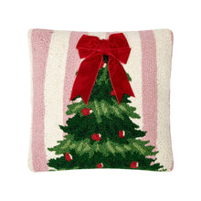  Pink Stripe Tree w/Ribbon Pillow