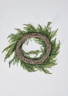 Afloral™ Real Touch Norfolk Pine Wreath - 24"