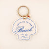 Beach Seashell Keychain