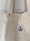 Navy Anchor Tote Bag