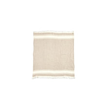  Bath Towel Flax Stripe