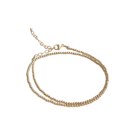 Beaded Double Wrap Bracelet