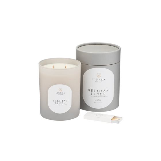 Belgian Linen Candle