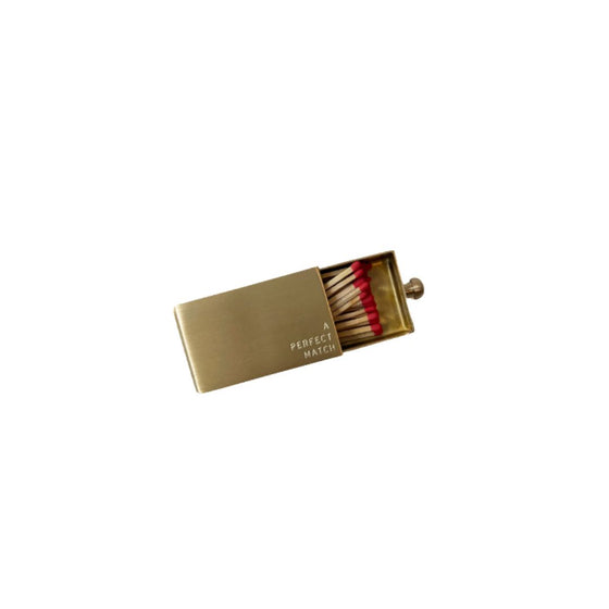 Brass Match Box
