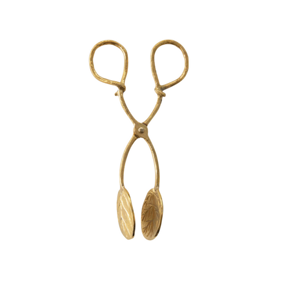 Brass Leaf Tongs