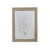 Wood Framed Coral Art