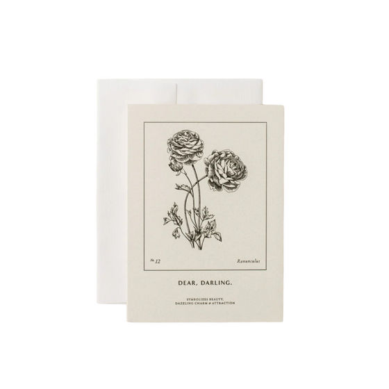 Dear, Darling | Ranunculus Card