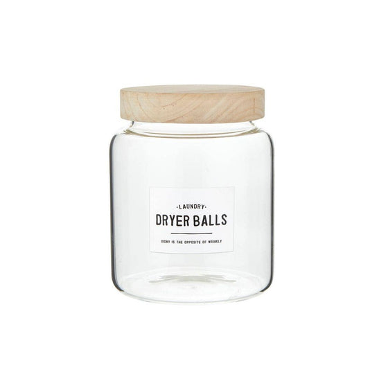Glass Laundry Canister