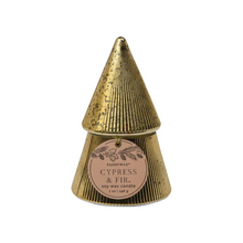  Gold Stacked Tree Candle