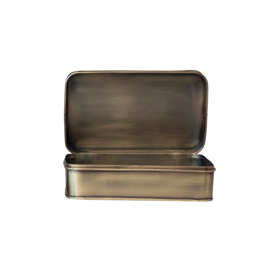 Antique Brass Finish Metal Boxes
